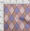 oneOone Cotton Flex Light Green Fabric Check Argyle Dress Material Fabric Print Fabric By The Yard 40 Inch