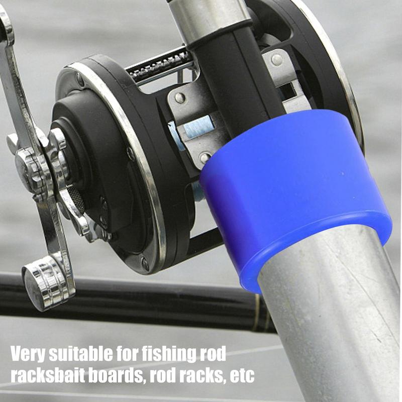 Fishing Rod Butt Protector Fishing Rod Butt Caps End 40mm Durable Rubber Fishing Rod Butt Protector Rod Butt Caps End For Boat