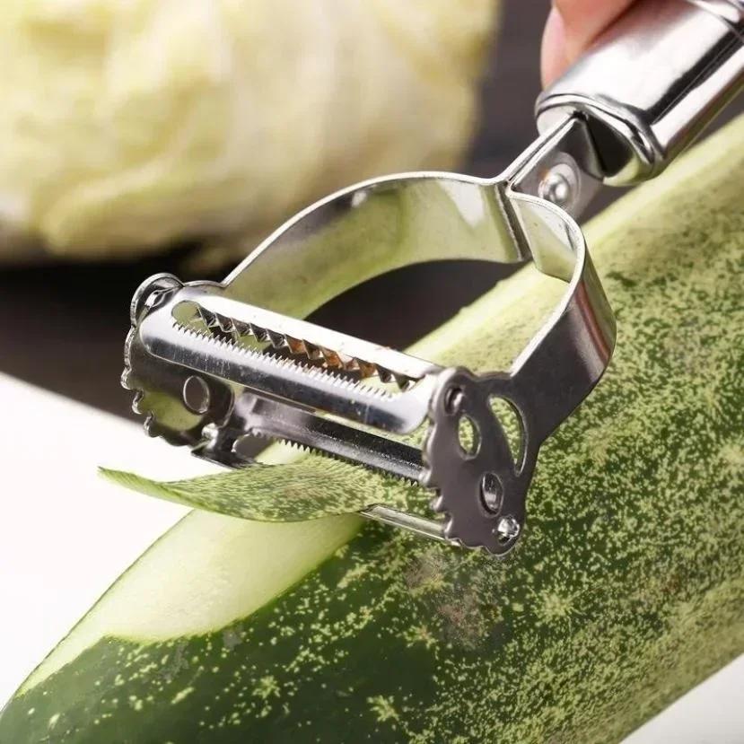 Kitchen Making Tools Stainless Steel Multi-function Vegetable Peeler Cutter Potato Carrot Grater Vegetable Household Accessories