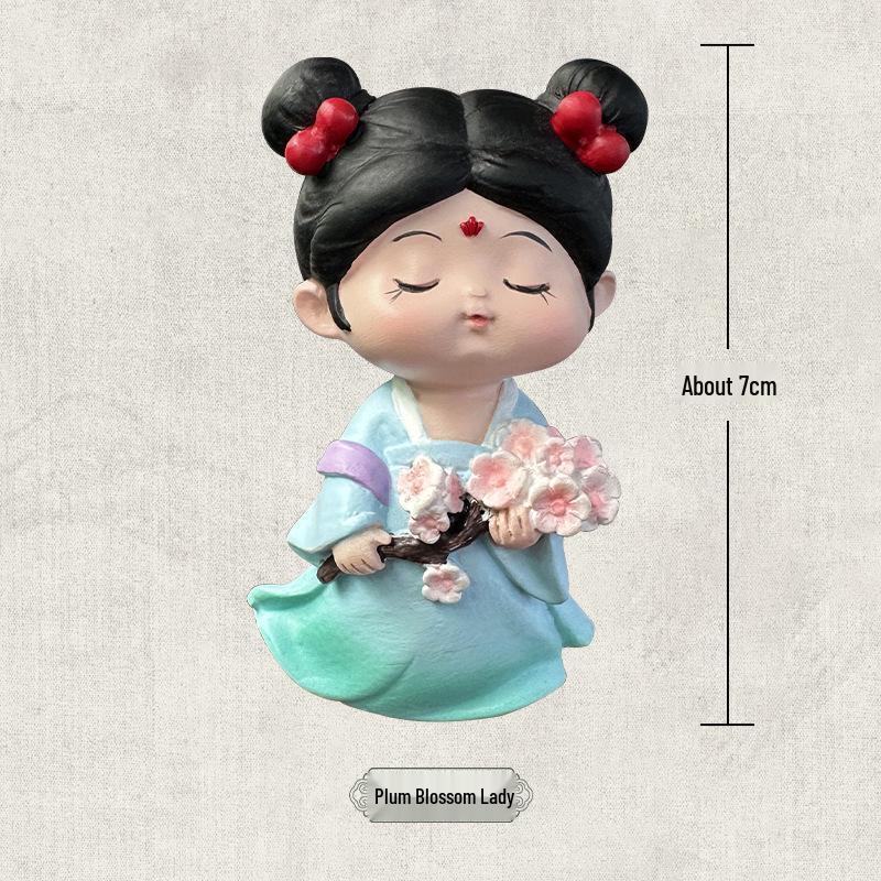 2024 Xi'an Lady Cultural Fridge Magnet – Chinese Style Travel Souvenir