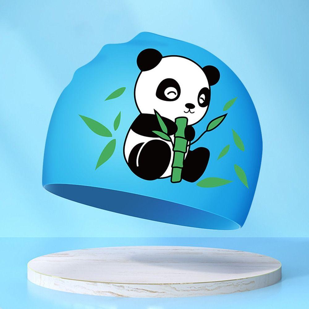 Elastic Kid Swimming Hat Silicone Bathing Hats Cap Water Sport Children Swimming Cap  Summer