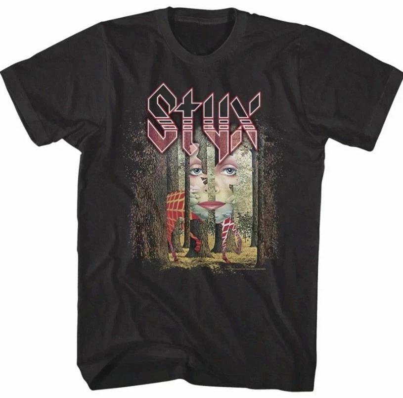 Styx Grand Illusion Album Cover Art Men s T shirt Rock Band Tee 1977 Release Tee XS