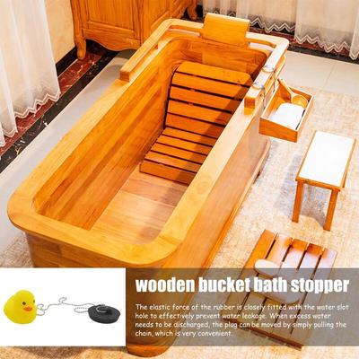 Rubber Bath Plug and Chain Cartoon Universal Drain Stopper Plug Rubber Floating Bath Tub Stopper Bathroom Sink Plug Drain