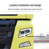 Sinotruk Sitrak Heavy Duty Headlight: Super Bright Bi-LED with Flowing Turn Signal & Daytime Running Light