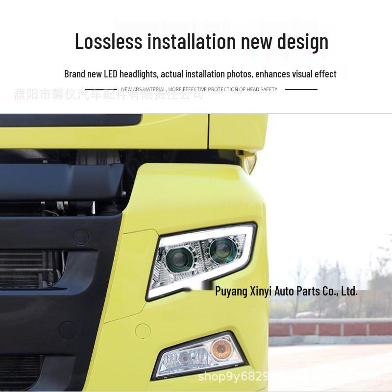 Sinotruk Sitrak Heavy Duty Headlight: Super Bright Bi-LED with Flowing Turn Signal & Daytime Running Light