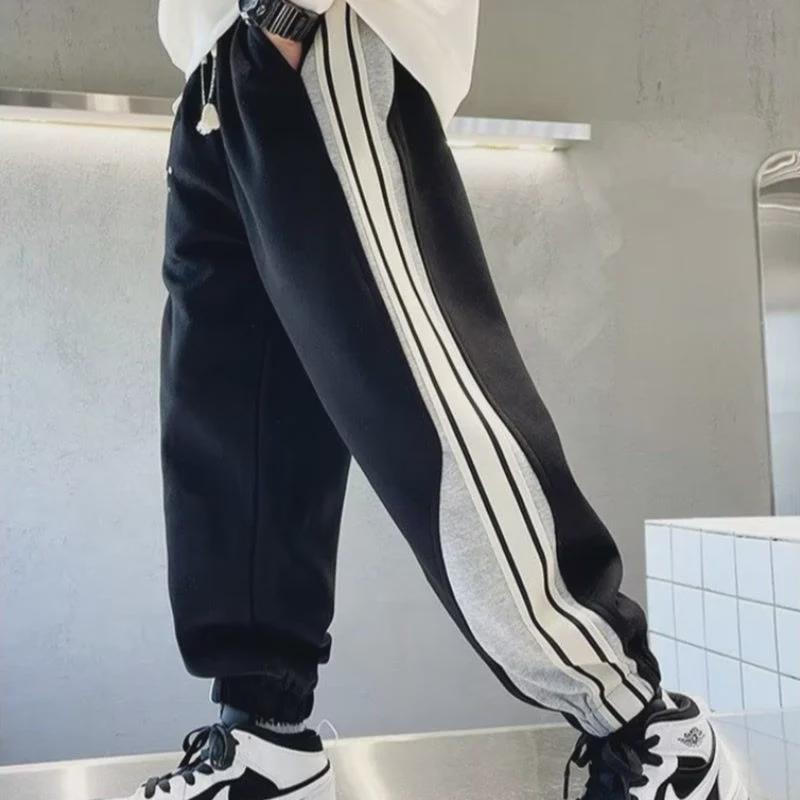 Spring Autumn Boys'  Trousers Mid To Large Children's Sports Pants Kids Clothing for Boys
