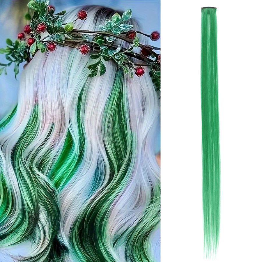 Colorful Invisible Clip-In Hair Extension: High-Temperature Silk for Highlighted Straight Hair