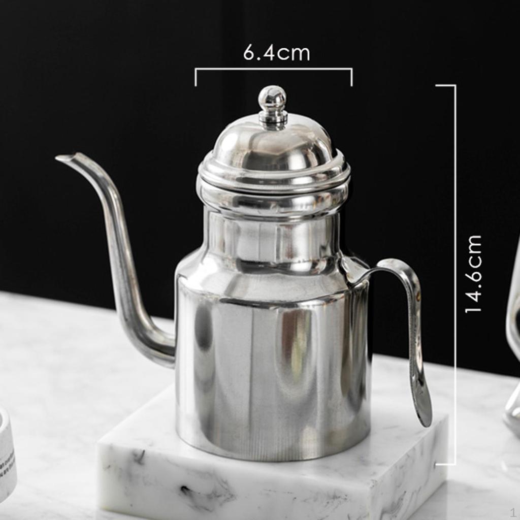Oil Bottle Dispenser Pot Stainless Steel Easy To Clean Soy Sauce Cruet Container Pouring