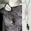 Sweater Chain Musical Note Necklace Millennium Style Angel Pendant Necklace  Daily Wear