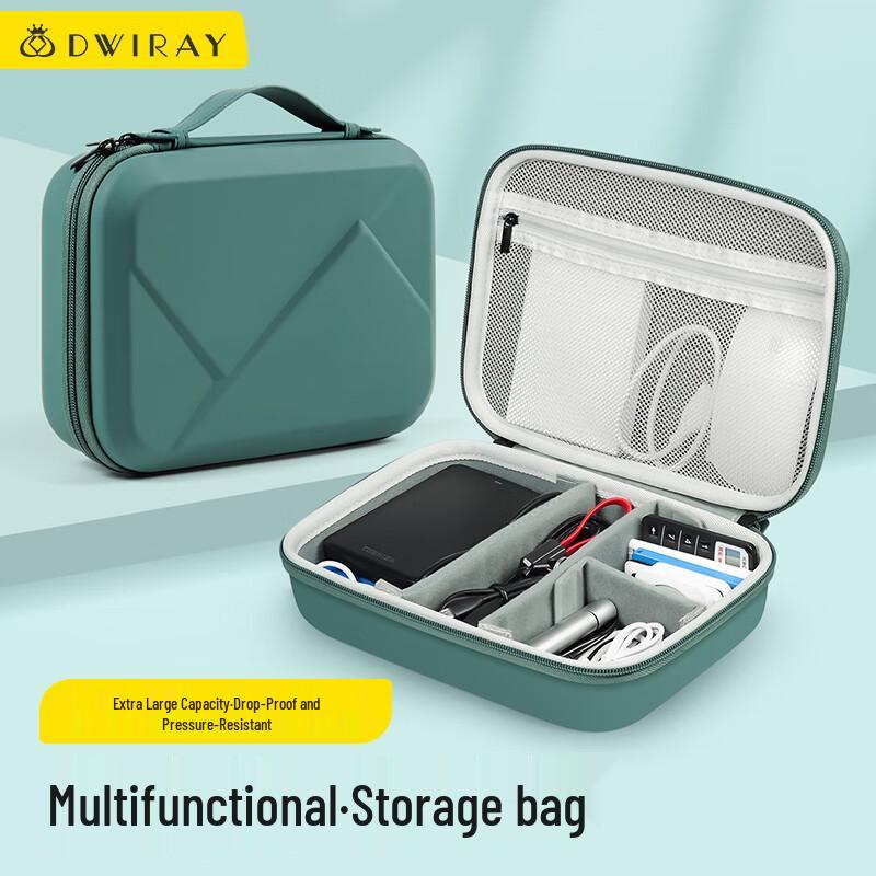 

Portable Hard Shell Digital Accessories Organizer Bag
