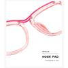 Lunettes de lecture œil de chat populaires à la mode pour femmes Nouveau cadre élégant surdimensionné HD Anti lumière bleue Lunettes pour presbytie Dioptrie Jusqu'à 4.0
