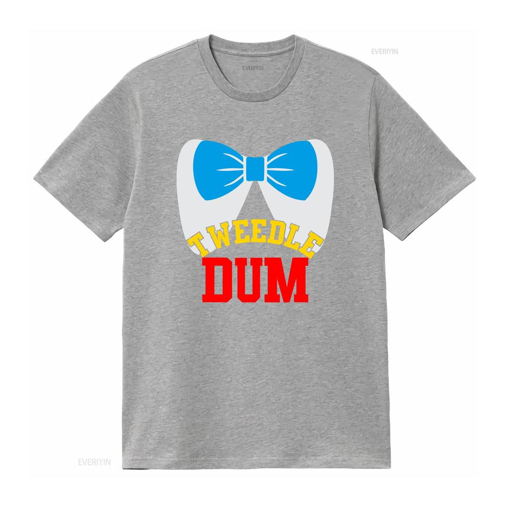 Tweedle Dee Dum funny matching halloween costume for couples T Shirt vintage Washed Stylish Unisex graphic Comfortable Soft