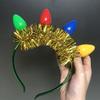 Weihnachts-LED-Stirnband Leuchtet im Dunkeln Glühbirnen Partyzubehör für Kinder