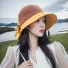 Japanese Bowtie Fisherman Hat Hollow Knitted Bucket Hat Sweet Bow Sun Hat  Travel
