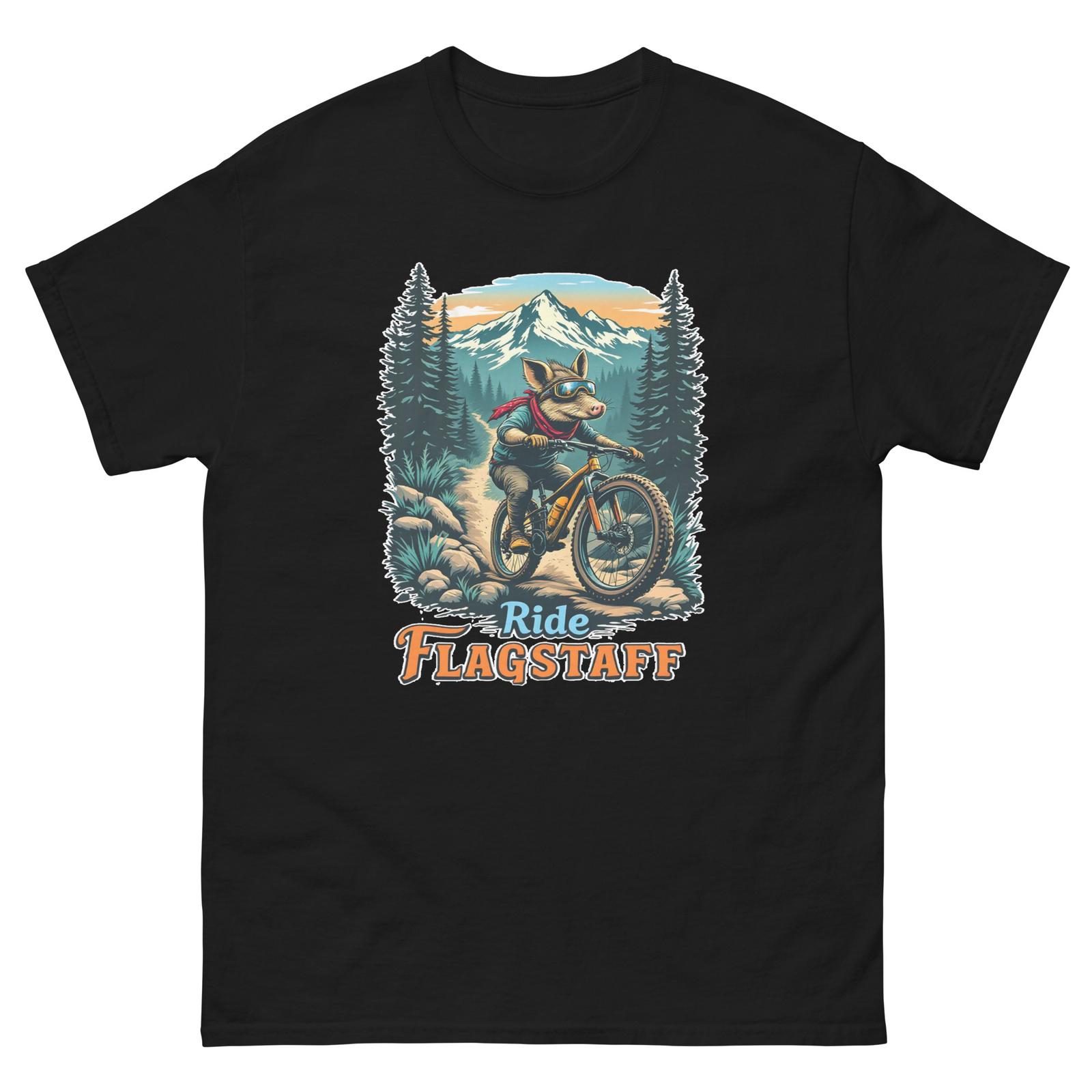 Ride Flagstaff Javelina Fun USA Bike Cycling Animal T-Shirt XXL