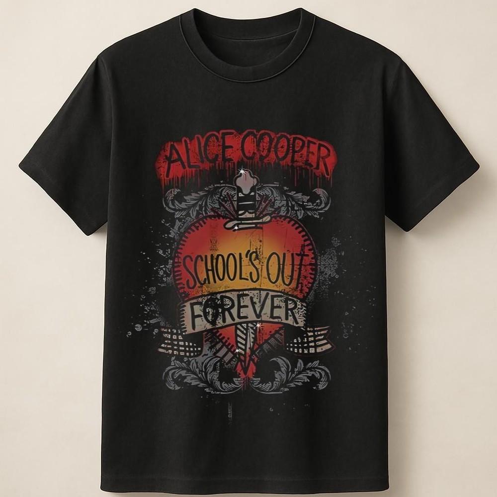 Alice Cooper Schools Out Forever Gothic Rock Unisex T-Shirt Unisex T-Shirt XXL