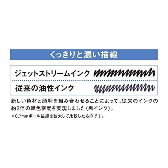 Mitsubishi Pencil Multi-Function Pen Jet Stream 2&1 0.5 Black Easy to Write MSXE380005.24
