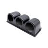 Car 52mm Carbon Triple Hole Gauge Pod Gauge Cup Dash Pod Mount Holder Pod Plastic Holder