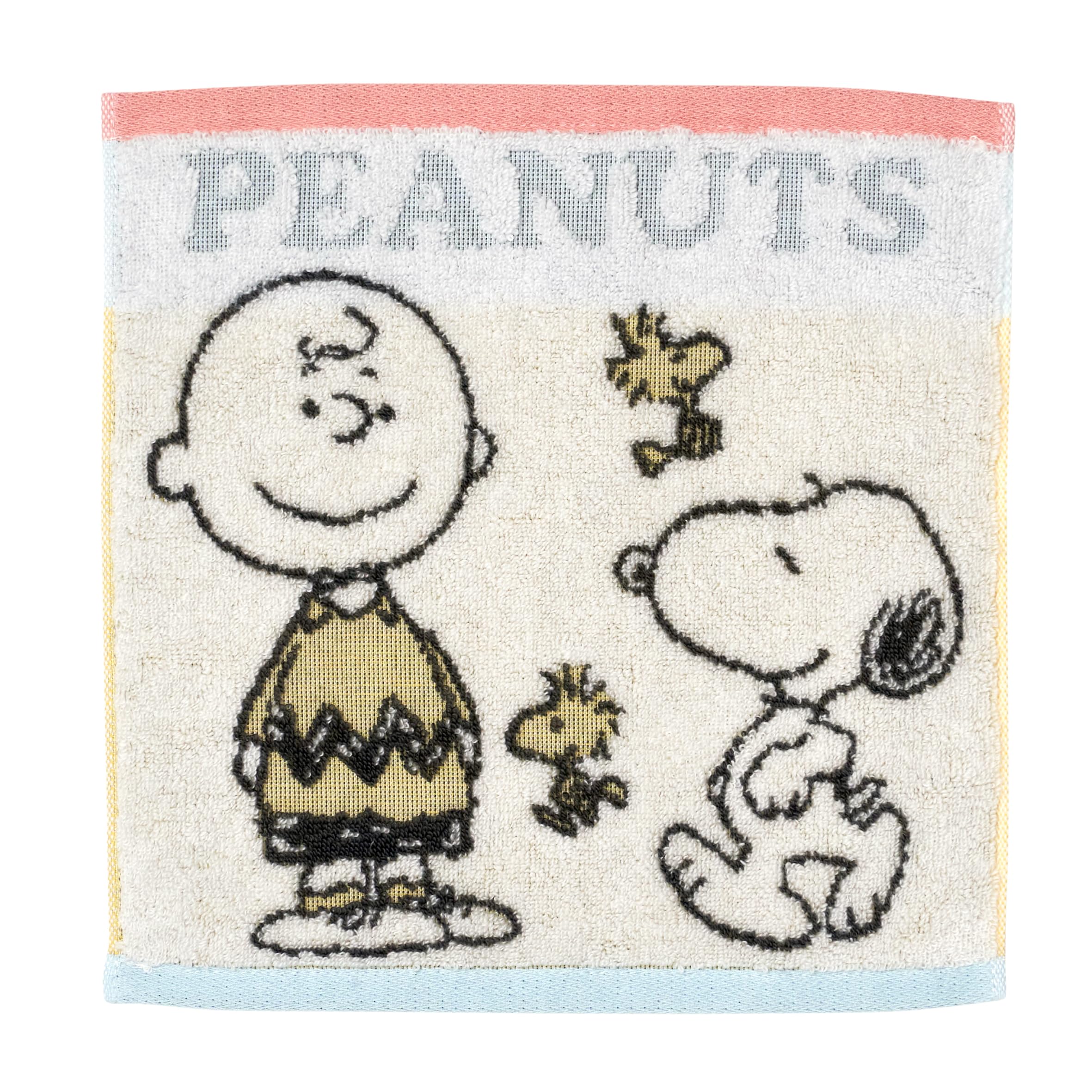 Мини-полотенце Nishikawa Snoopy 25 x 25 см Стираемое Хлопок Непряденая Пряжа Бренд Imabari Белый XT46706620 PN6604TW Цветное 100% белый