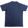 Li Ning Table Tennis Series Sports Casual Simple Solid Color Short Sleeve T-Shirt Men Tops Deep-Blue AHSQ887-1