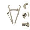 2 Pieces Body Caliper Tool for Fitness Accurate Skinfold Measuring Tools