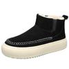 Ankle Boots Snow Add Velvet Winter Boots for Men Men's Sneakers Sports and Leisure Outdoor Shoes for Men Wear-resistant Warm