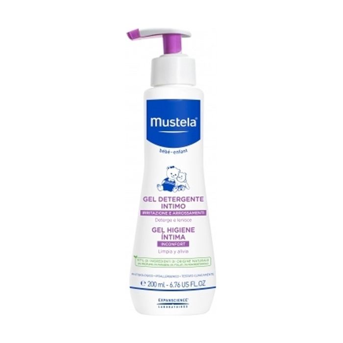 Gel D'hygiène Intime - MUSTELA - 200 ML - Hypoallergénique - Mixte - Adulte