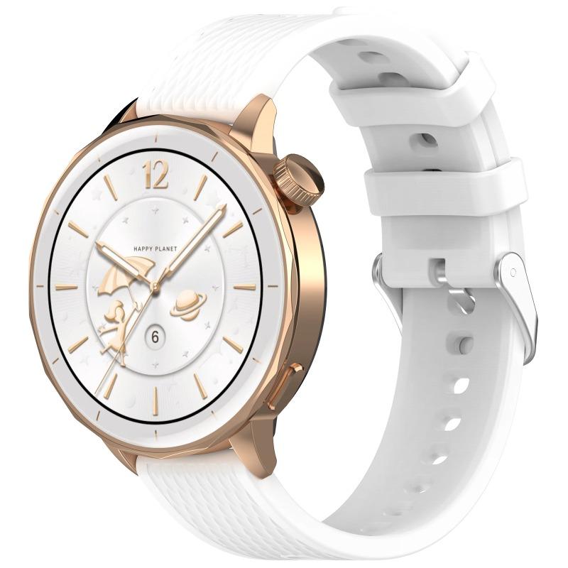 Klassisches 18mm Silikonarmband Anzug für OPPO Watch X3 Mini X2 mini Hautfreundliches Silikonarmband mit Diamantmuster
