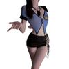 Sex Underwear Instructor Uniform Seduction Cosplay Passion Free Suit Skirt Hollow Strap