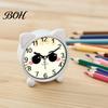 Battery Powered Clock Cartoon Animal Alarm for Students, Non-Ticking Quiet Movement Non Ticking Bedroom Clock, Operated Desk Home