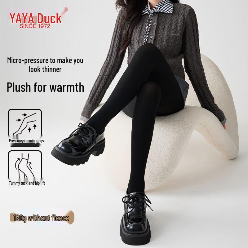 

YAYA Женские термо колготки в полоску с высокой талией One Size