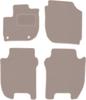 Beige Velours-Fußmatten für: Honda Jazz IV Schrägheck (2015-)