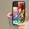 N-No Game No life Phone Case Silicone PC+TPU For For iPhone  11 12 13 14 15 16 Plus Pro Max Cover