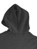 Plus Size Women's Winter Zipper Hoodie Cardigan - Solid Color, Lambswool Lined, US Sizes