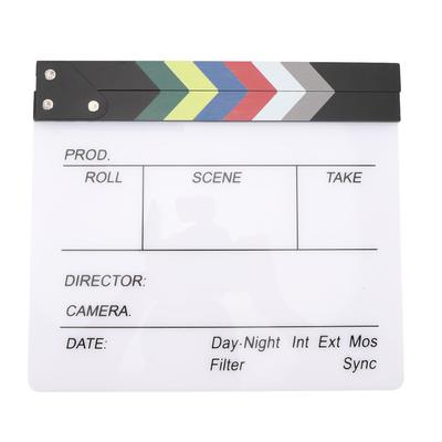 Clachetă de Film Litere Acrilice Afișaj Scenă Clapă pentru Publicitate Videoclipuri Muzicale