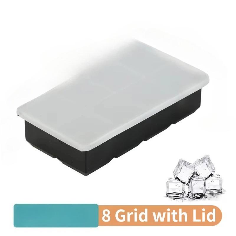 4/6/8/15 Fächer Silikon Eiswürfelformen Sphärische Eisformen Wiederverwendbare Whiskey Eiswürfelformen Cocktail Gefrierschrank DIY Hausgemachte Barware