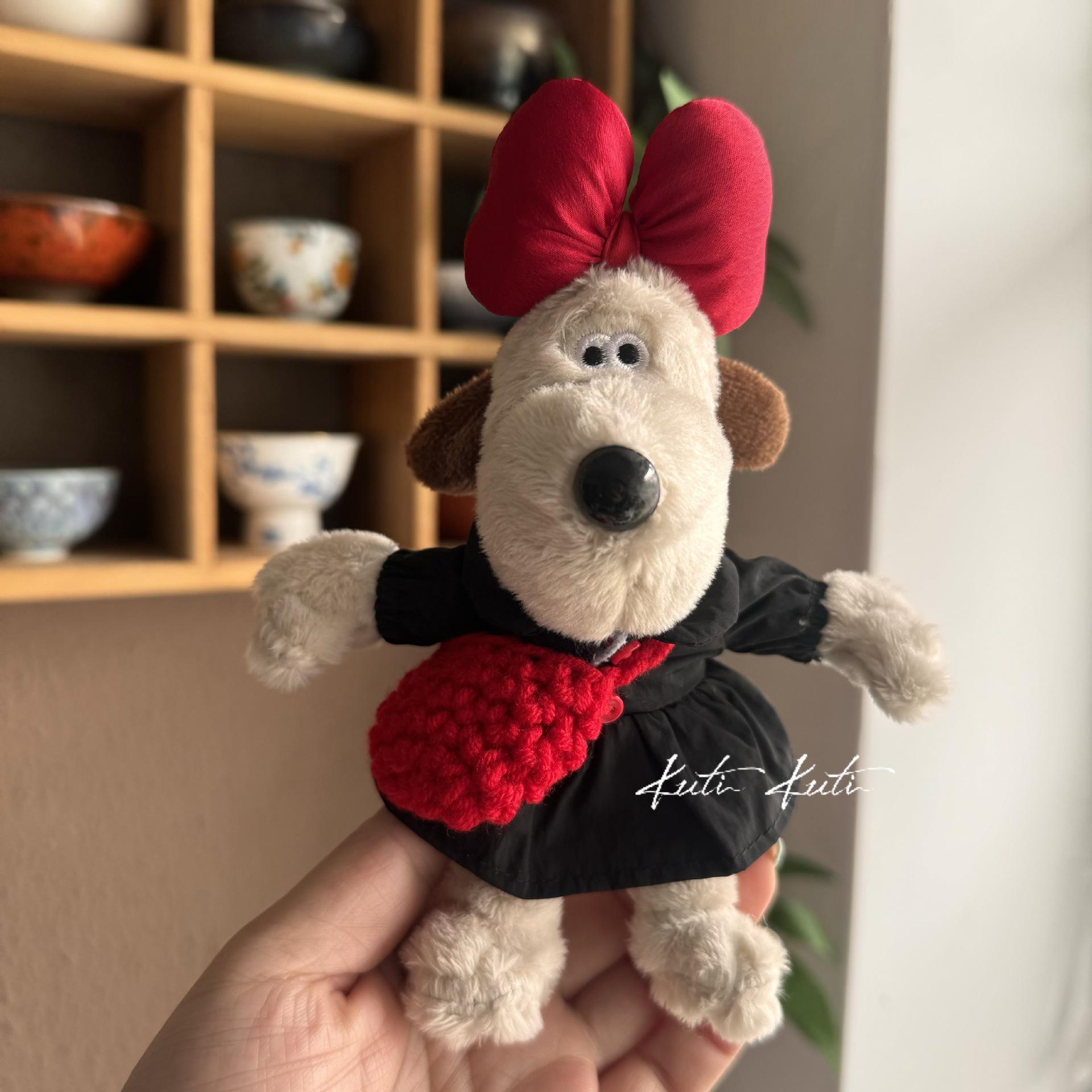 

3D Плюшевий Щеня Снуд Лялька Рюкзак - Чарівний Собака-лідер Коледжний Стиль Lanyard Style 13cm