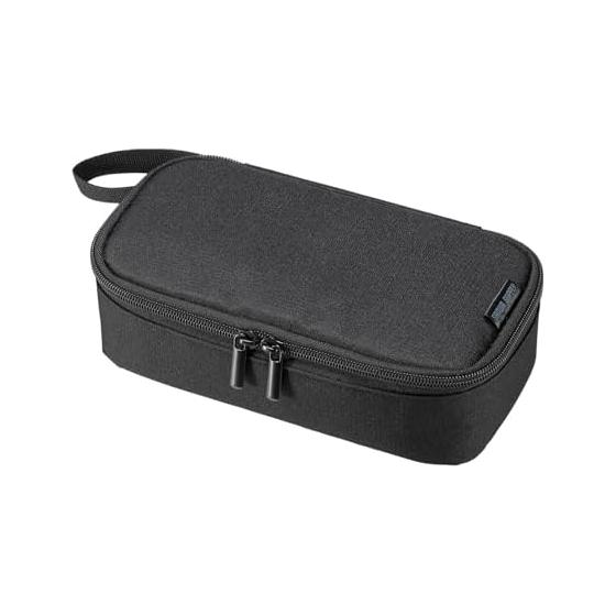 Sanwa Supply Travel Accessory Pouch (W215 x D115 x H65mm, Black) IN-AD12BK