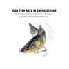 Luya Bait Multi-Section Fish 140Mm/43G Plastic 4-Section Bait Sea Fishing Luya Simulation Bait Hard Bait