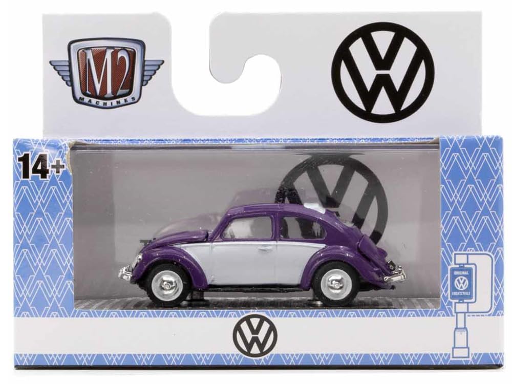 

M2 Machines Scale Sentics Release Volkswagen Beetle Deluxe USA 164 Auto 88 1956 Model [Item]