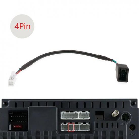 4Pin 6Pin Car Radio Wire Harness Cable Adapter For Mitsubishi Pajero ASX 2018