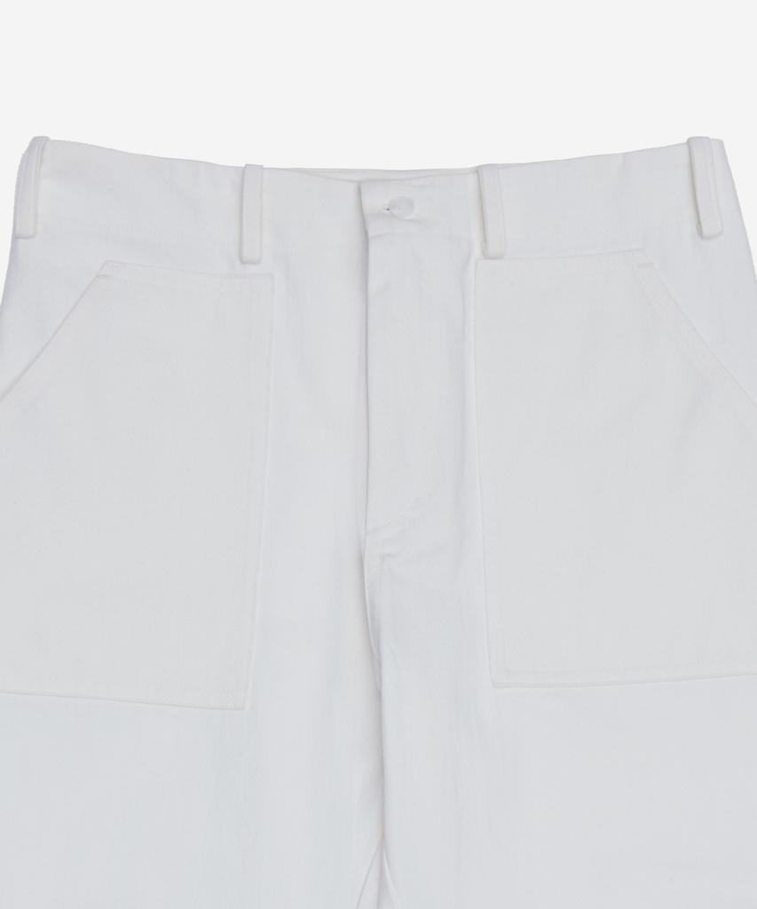 Pildeoseu Semi-Wide Curved Fatigue Pants White