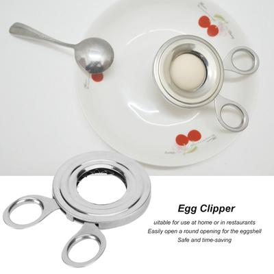 Egg Chopper Egg Clipper Egg Scissor Stainless Steel Boiled Egg Cutter Egg Clipper Egg Scissor Egg Remover Tool Kitchen Utensils