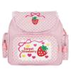 Japanese Soft Girl Cute Strawberry Embroidered Lace Backpack