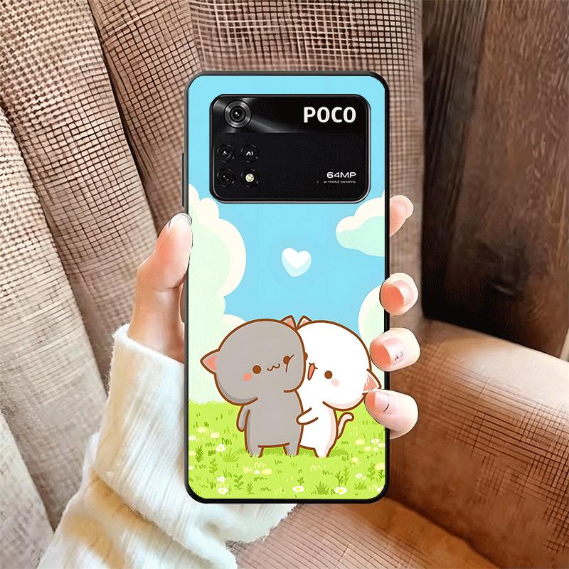 Cartoon Cute Peach Goma Soft Phone Case for Xiaomi Poco X5 X6 X7 X8 Pro Max X3 F7 F8 Ultra M8 M7 M6 M5 Redmi 15 15C 14C 13C 12C