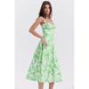 Floral Sexy Slit Suspender Dress Floral Sexy Slit Camisole Dress