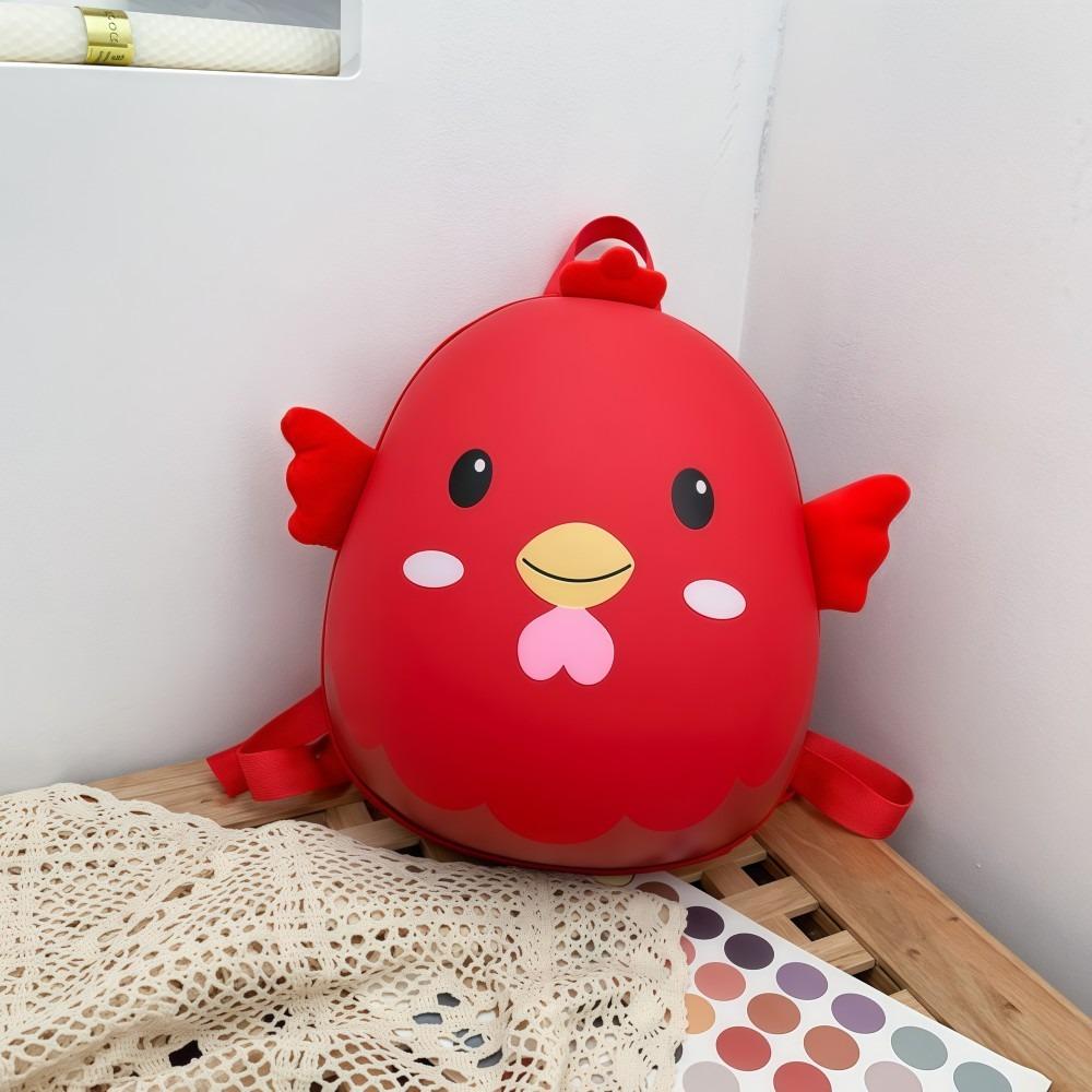 

Fun 3D Egg Shell Backpack Large Capacity Cartoon Chick Backpack Simulation Waterproof Children SchoolBags Kid Gift