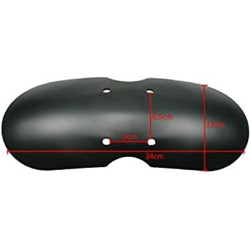 Triumph Bonneville T100 Scrambler Thruxton 2001-2016 İçin Alüminyum Ön Çamurluk (Parlak siyah)