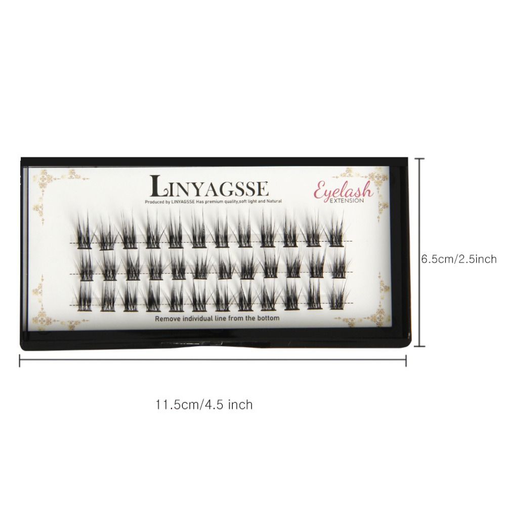 Wispy Cluster Lashes L Curl Eye Lashes Women's Fashion Individual Eyelashes DIY Eyelash Extension