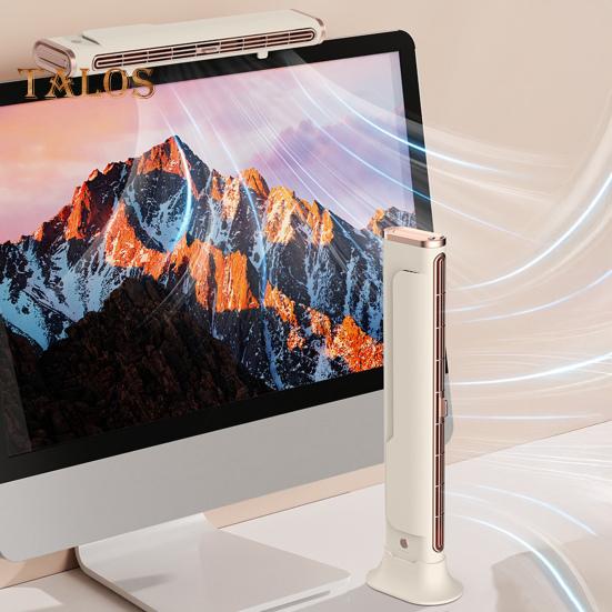 Ventilator turn fără pale cu 3 viteze, flux de aer puternic, funcționare silențioasă, reîncărcabil, fără fir, ventilator de sine stătător, aparat de aer condiționat